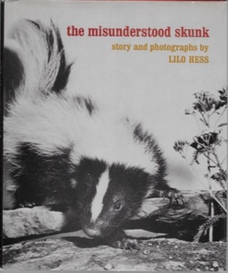 Miss Hess's skilled camera-eye has captured the mischievous nature of skunks. And for those who are interested, she has provided a section on keeping skunks as pets.