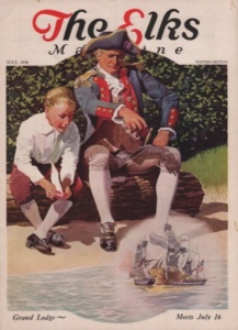 Beyond magazine advertising, posters and billboards for companies, Ronald McLeod did considerable illustration of stories and covers for "Collier's" magazine and others.