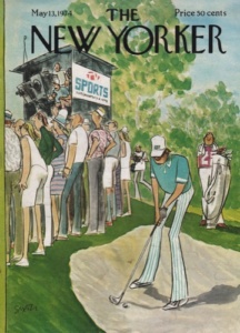 His first appearance in The New Yorker was a spot illustration in 1943; after becoming a full-time cartoonist in 1955, he joined their staff in 1956 and over more than 30 years drew 92 covers and more than 700 cartoons for the magazine.